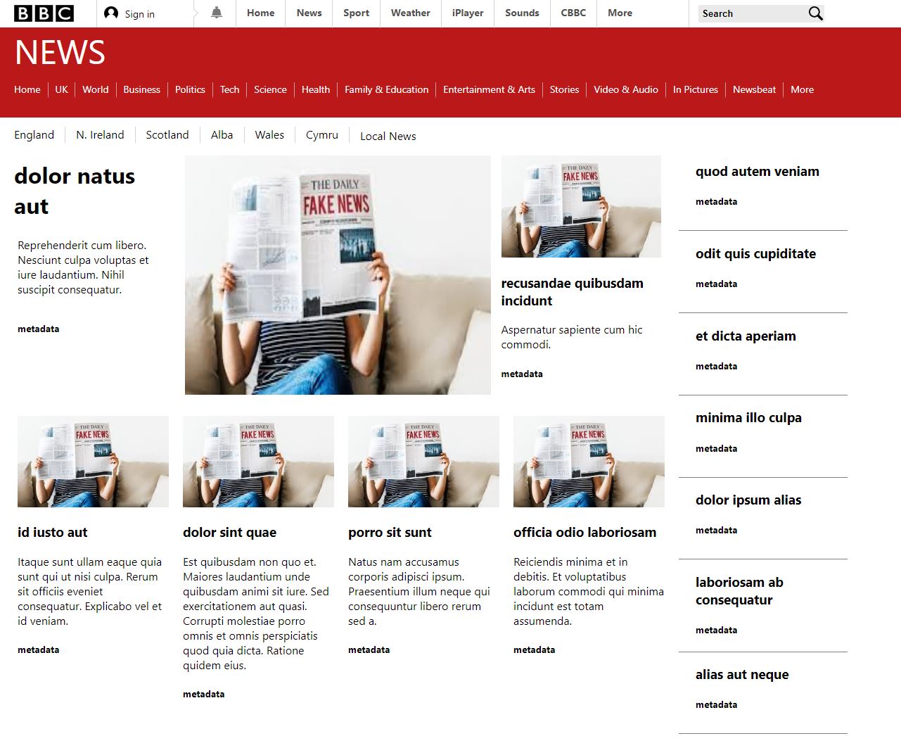 BBC News Clone