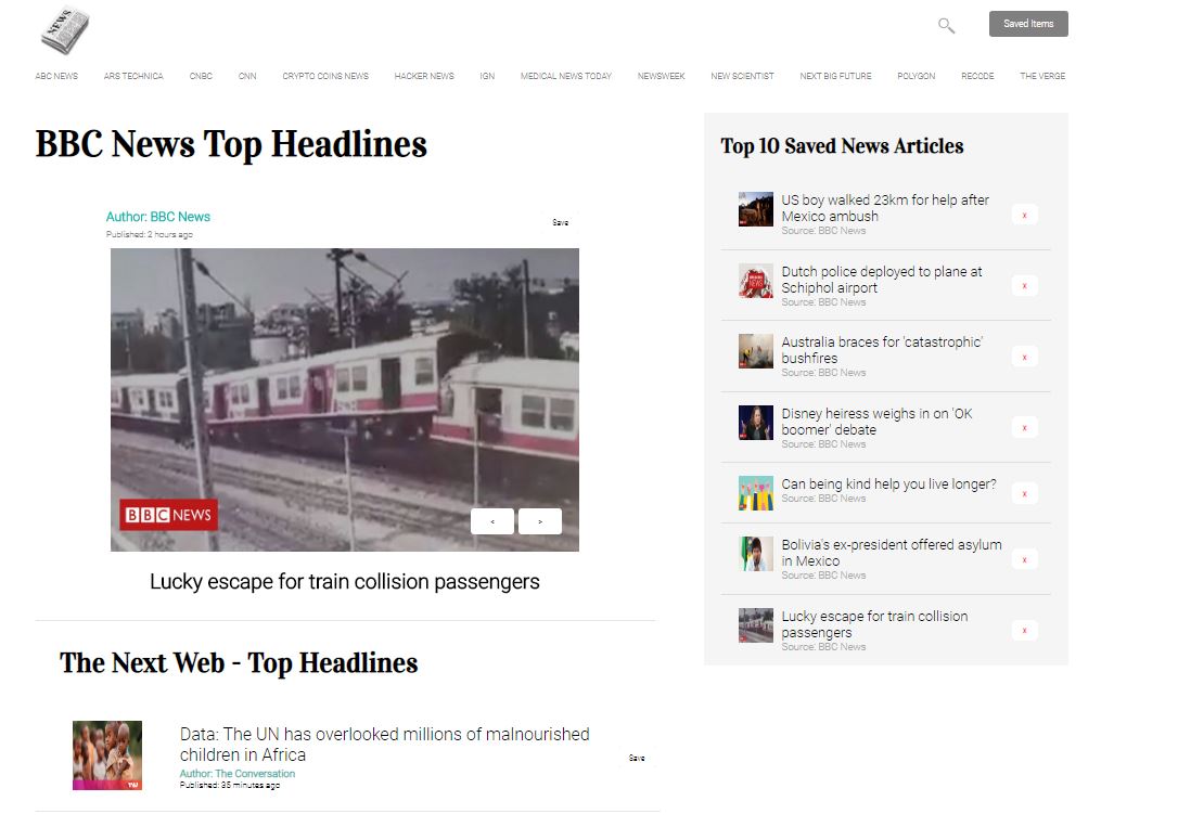 React SPA - New York Times Clone